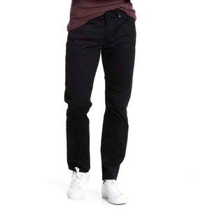 Lucky Brand 121 Heritage Slim Straight Leg Black 2 Way Stretch Jeans NWT 42W 34L